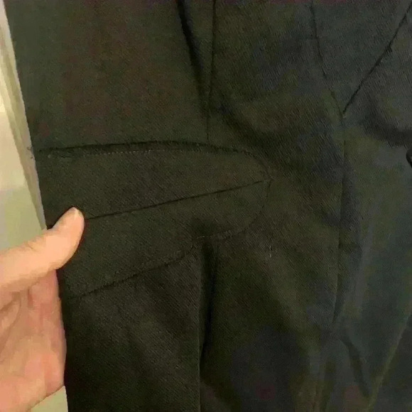 LaVia18 Navy Linen Like Cotton Dress, Italian size 46, Women’s Size 10 - Picture 5 of 13